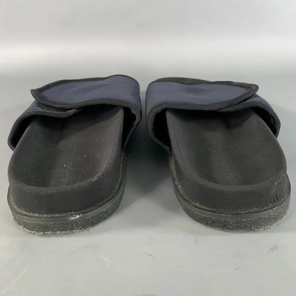 JAMES PERSE Size 11 Navy Black Solid Slide Sandals